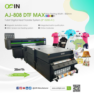 AJ-6206 DTF MAX T-shirt T-shirt Digital Heat Transfer System Powder Shaker Printer