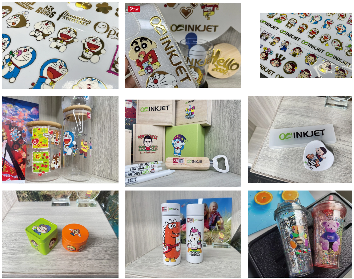 Application for Bronzing Crystal Stickers