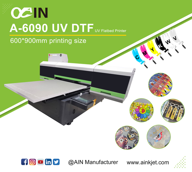 AINKJET A-6090 UV MULTIFUNCTION FLATBED PRINTER 