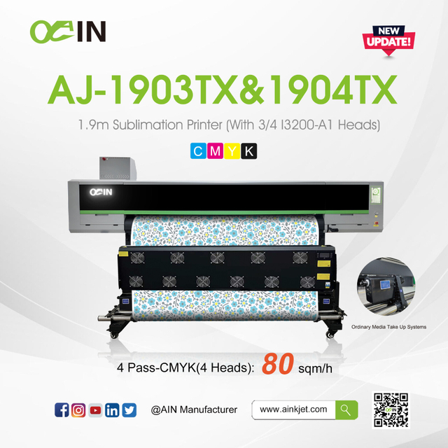 AJ-1903TX/1904TX 1.9m Sublimation Printer