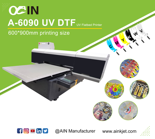 AINKJET A-6090 UV MULTIFUNCTION FLATBED PRINTER 