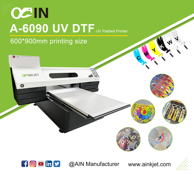AINKJET A-6090A UV MULTIFUNCTION FLATBED PRINTER 