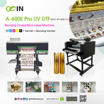A-600E PRO UV DTF Bronzing Crystal Stick Label Machine