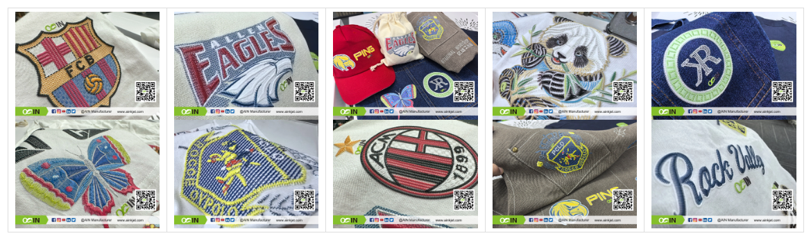 Application Scenario Copy for 3D Embroidery Effect Stickers