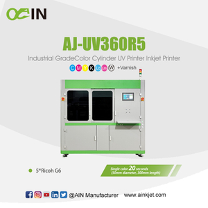 AJ-UV360R5 Industrial GradeColor Cylinder UV Printer Inkjet Printer
