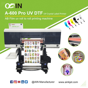 AINKJET A-600 Pro UV DTF UV ROLL TO ROLL Printer