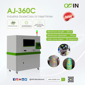 AJ-360C Industrial GradeColor Cylinder UV Printer Inkjet Printer