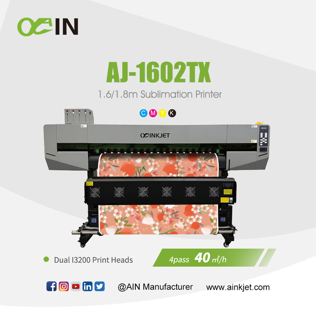AJ-1602TX 2.2m 1.6/1.8m Sublimation Printer