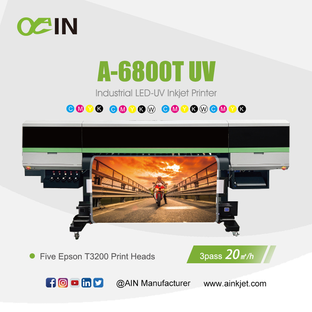 A-6800T UV Industrial LED-UV Inkjet Printer