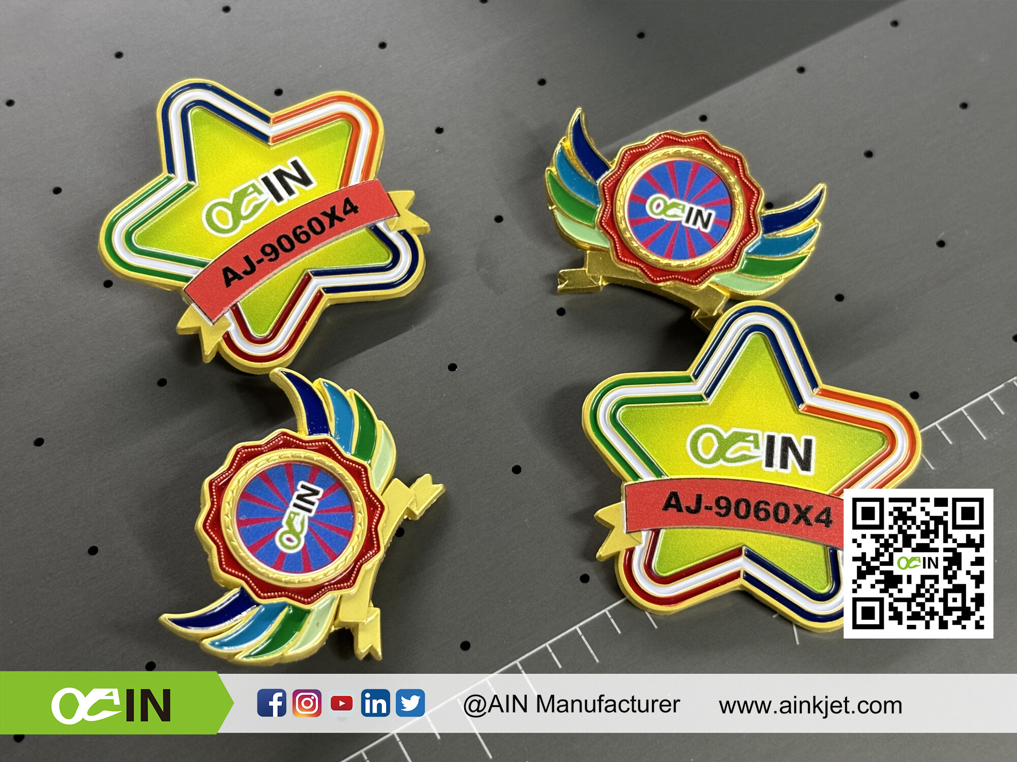 金属徽章的定位印刷3