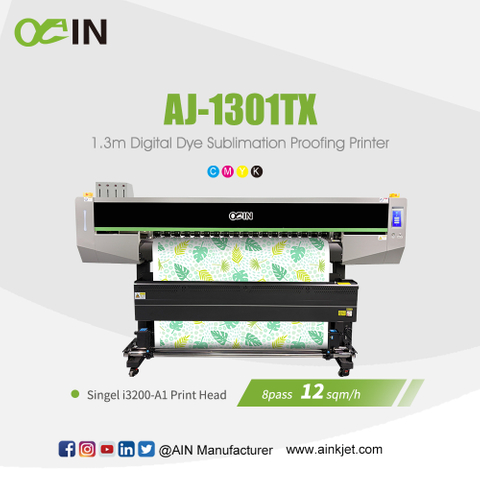 AINKJET AJ-1301TX 1.3m Digital Dye Sublimation Proofing Printer