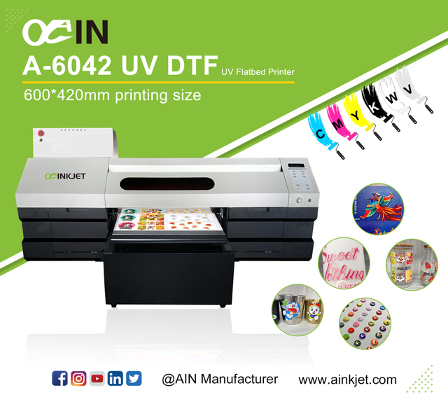 AINKJET A-6042A UV MULTIFUNCTION FLATBED PRINTER 