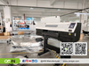 New DTF SUPER AJ600 Powder Shaker with Digital Cutting and Double station Electric Heat Press Machine Function