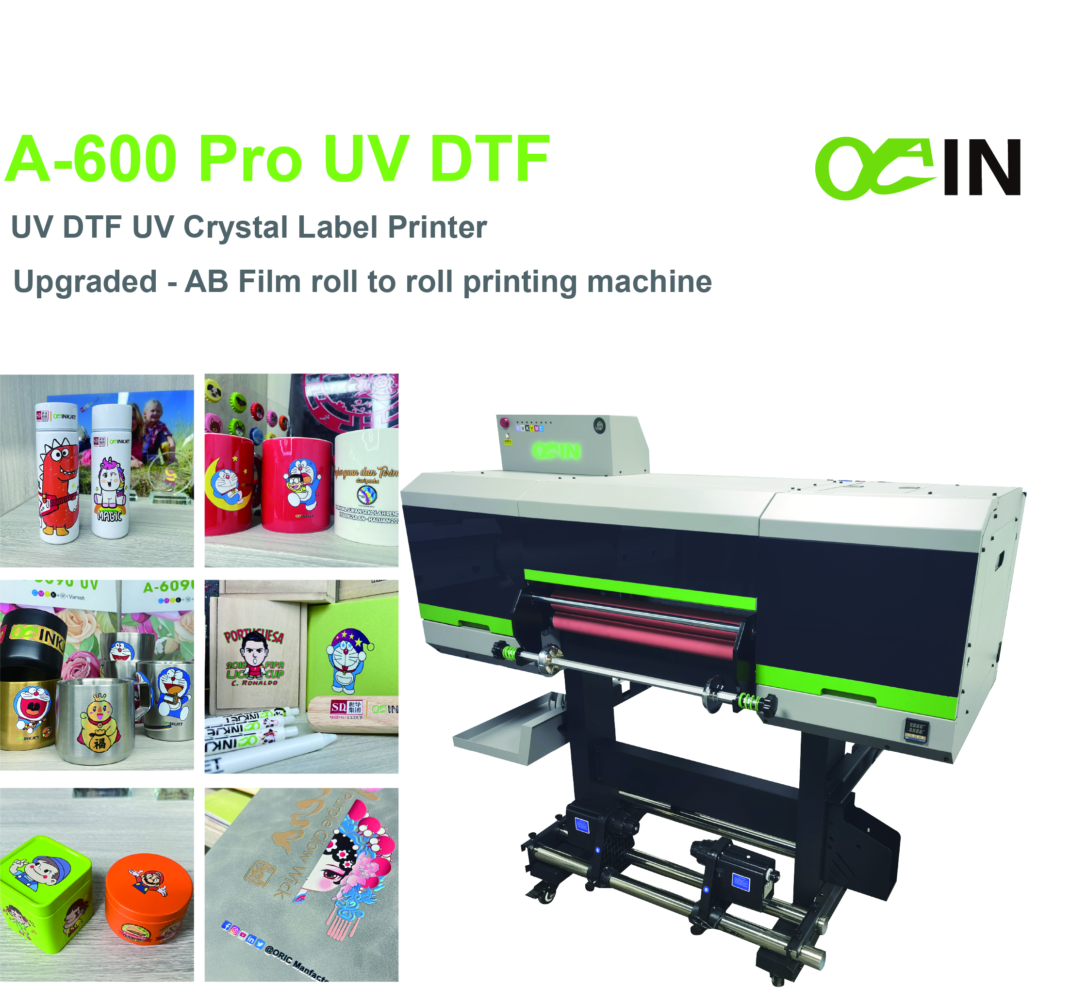 -600 Pro UV DTF 水晶标4x-100