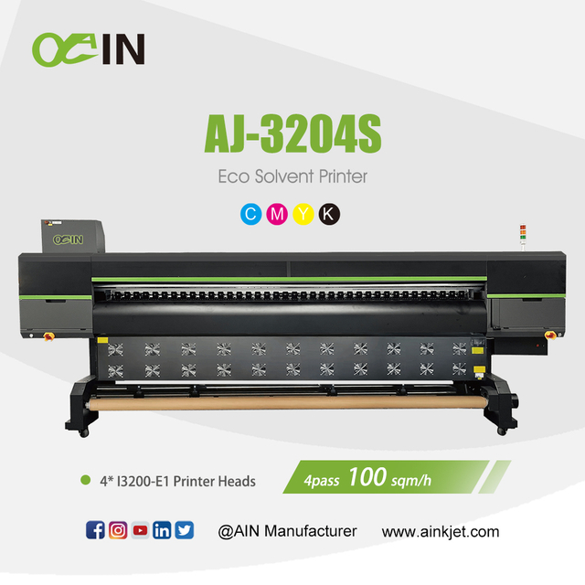 AJ-3204S ECO Solvent Printer for Outdoor Advertising Printer