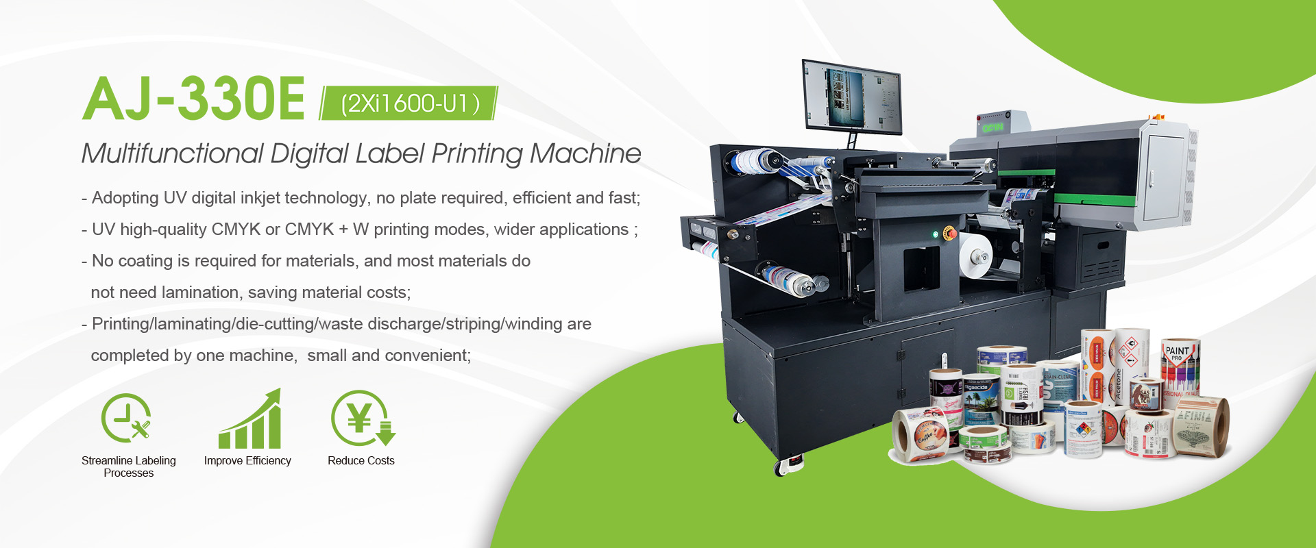 Compact UV Roll To Roll Printer