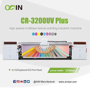 CR-3200UV Plus High speed multilayer texture painting industrial machine