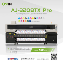 AJ-3208TX Pro 3.2m High Speed Digital Industrial Printer