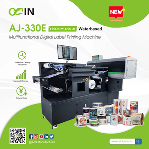 AINKJET AJ-330E Waterbased Multifunctional Digital Label Printing Machine
