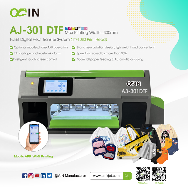 AJ-301 Desktop DTF Printer