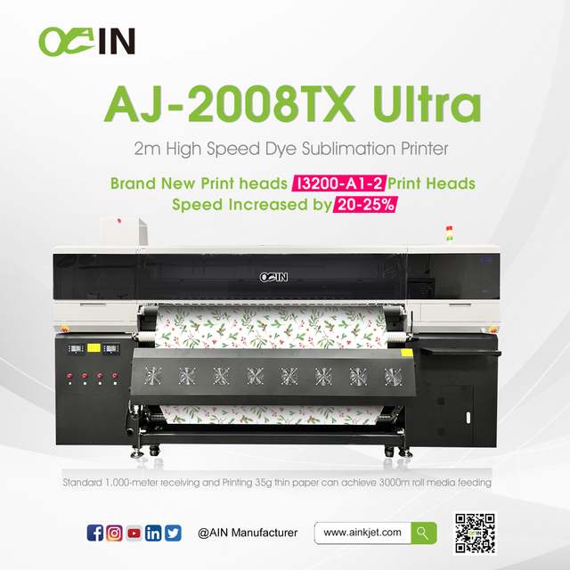 AJ-2008TX Ultra 2m High Speed Dye Sublimation Printer
