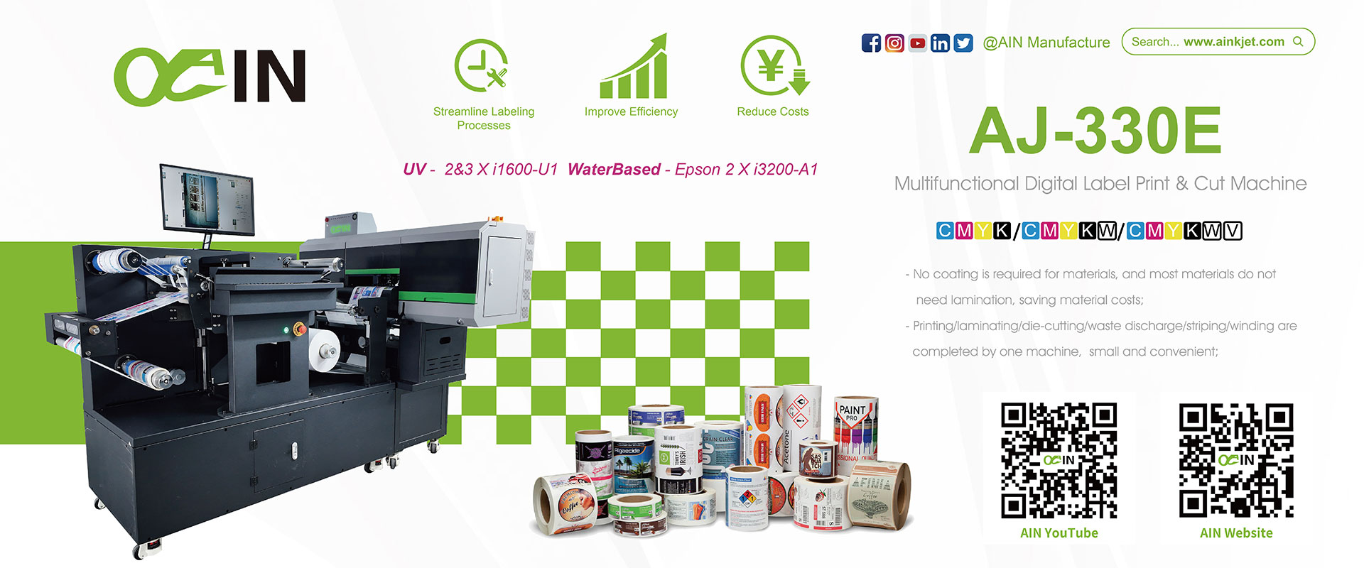 Multifunctional Digital Label Printing Machine