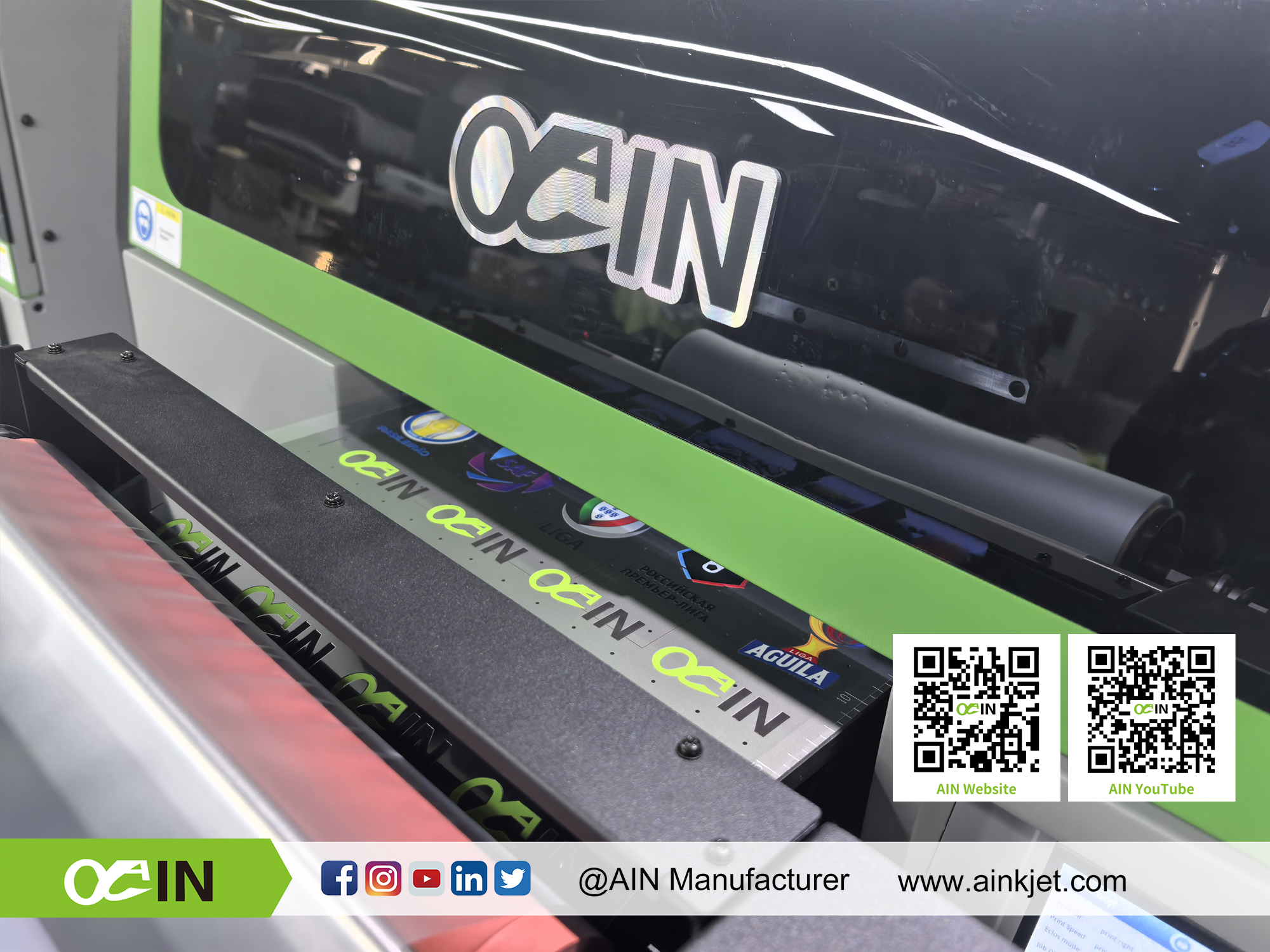 A301 UV DTF Flatbed Roll Printer