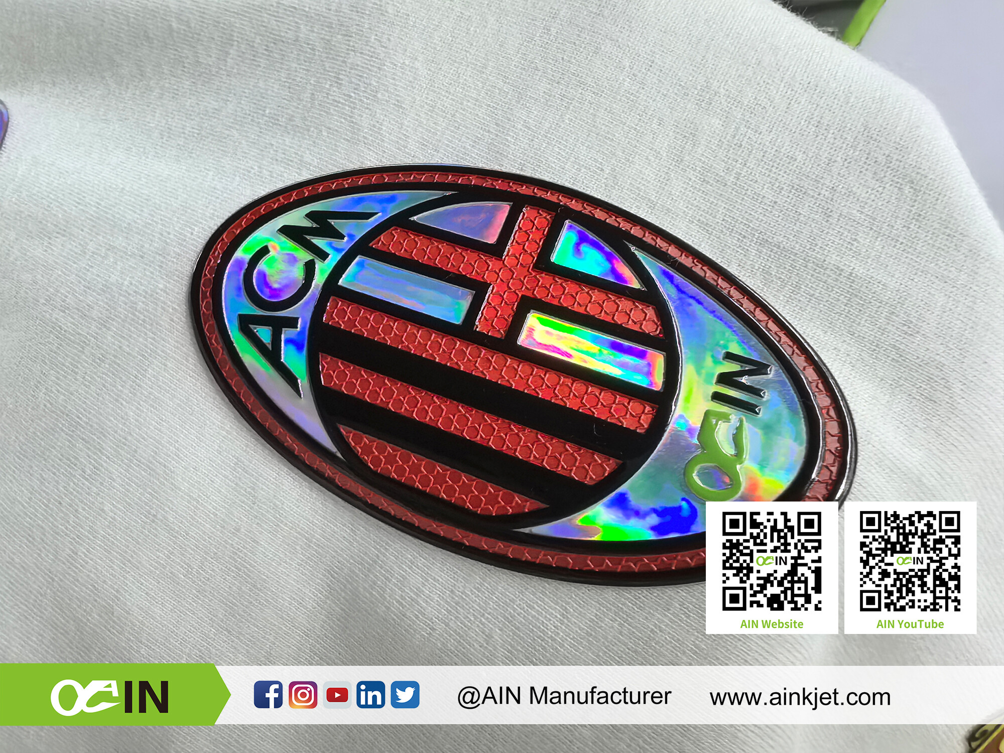 apparel logo cutting
