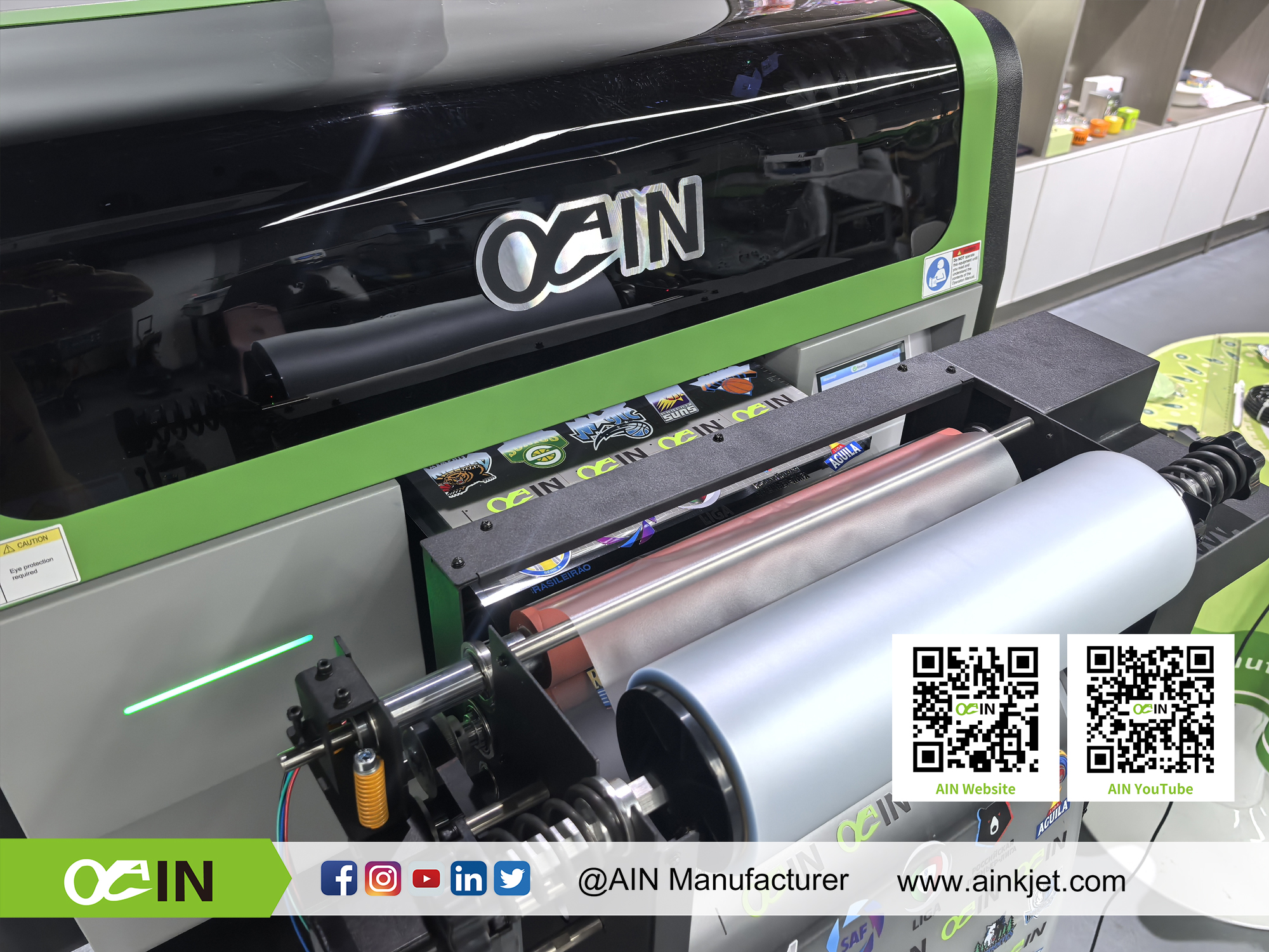 A301 UV DTF Flatbed Roll Printer
