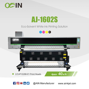 AINKJET AJ-1602S Eco-Solvent White Ink Printing Solution 