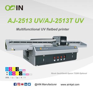 AINKJET AJ‑2513 UV / AJ‑2513T UV Impresora plana UV multifuncional con motor lineal de doble Y