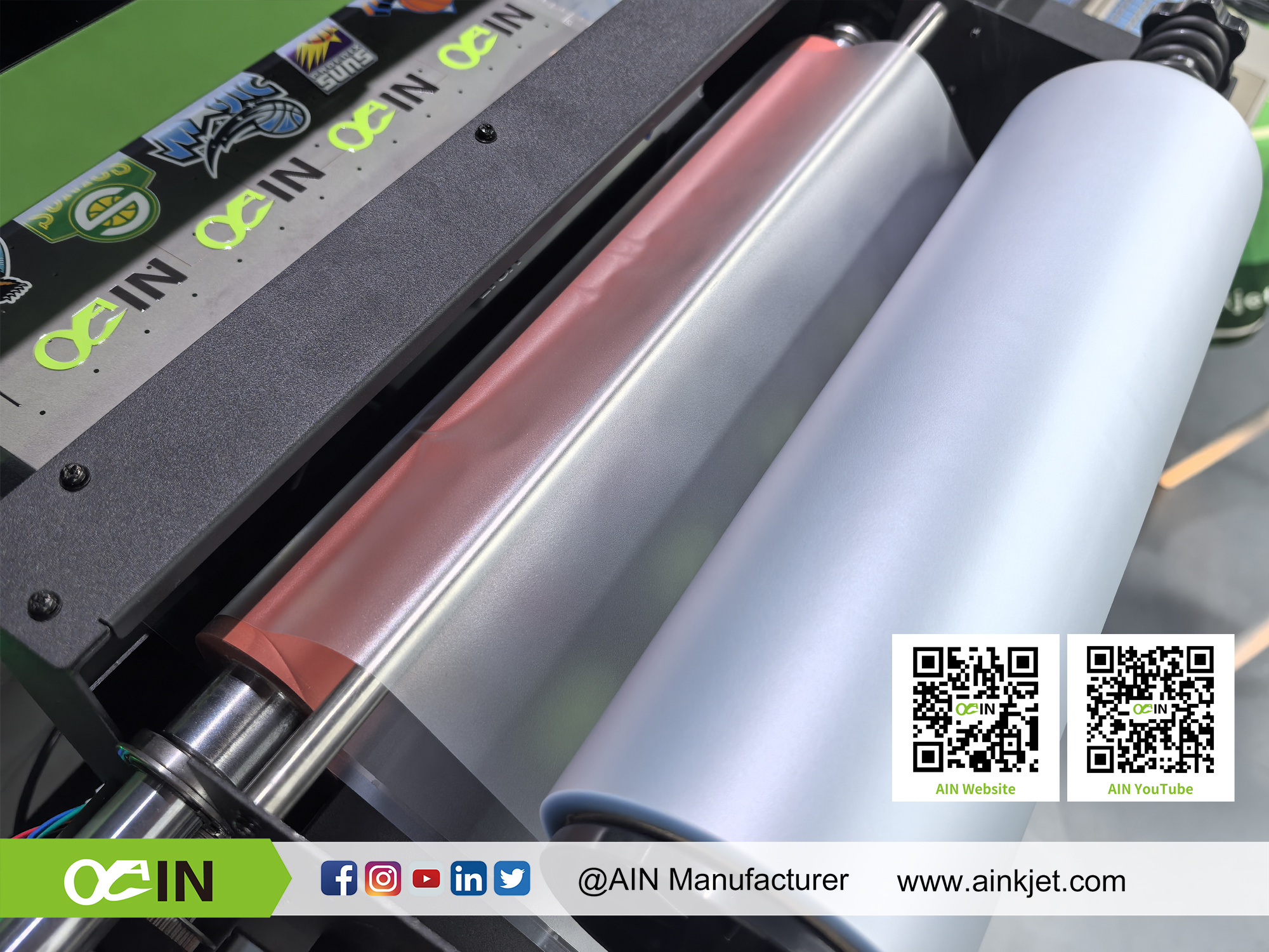 A301 UV DTF Flatbed Roll Printer
